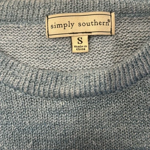 Simply Southern LAKE Lightweight Sweater Size Small - Picture 3 of 7